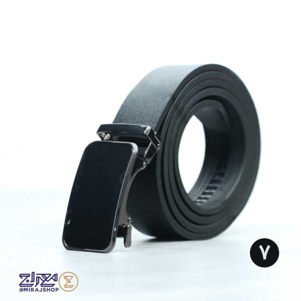 کمربند مردانه چرم طبیعی ریلی چکامه - Image 12