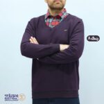 بلوز مردانه پنبه سلانیک یقه پیراهنی