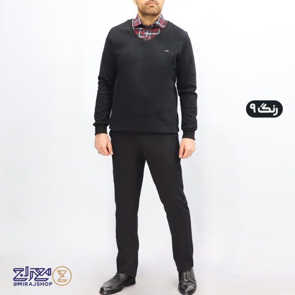 بلوز مردانه پنبه سلانیک یقه پیراهنی