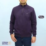 بلوز مردانه پنبه سلانیک نیم زیپ