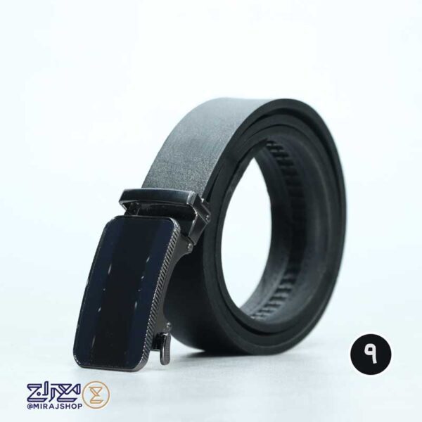 کمربند مردانه چرم طبیعی ریلی چکامه - Image 10