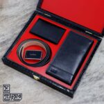 ست چرم طبیعی مردانه 3 تکه