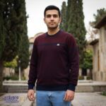 بلوز مردانه پنبه ژاکارد یقه گرد