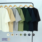 تیشرت مردانه پنبه فندوقی باکسی