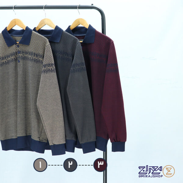 بلوز مردانه پنبه ژاکارد سهند