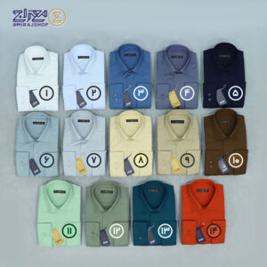 پیراهن مردانه تترون سعادت یقه دار