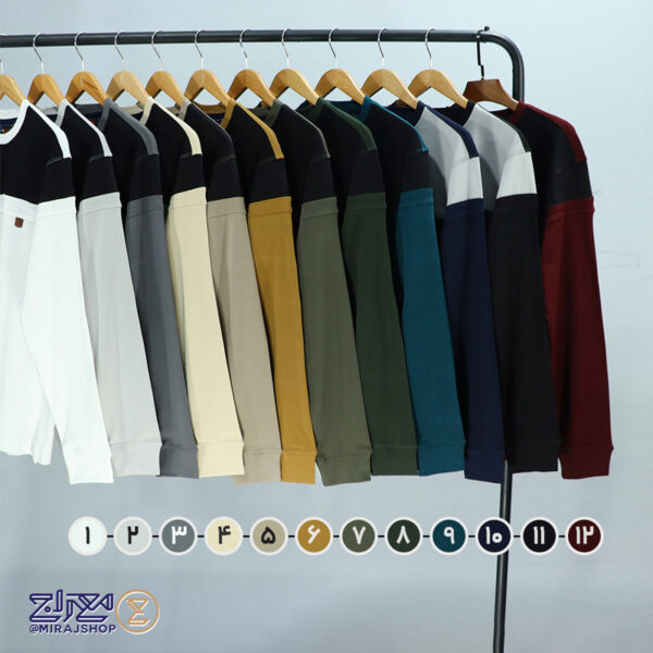 بلوز مردانه پنبه فانریپ تکه دوزی شده