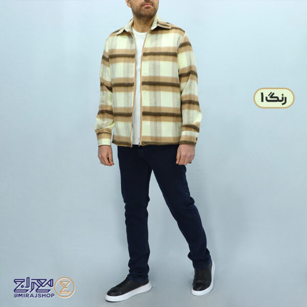 پیراهن مردانه کُتی پشمی