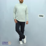 بلوز مردانه پنبه سلانیک یقه 5 سانت