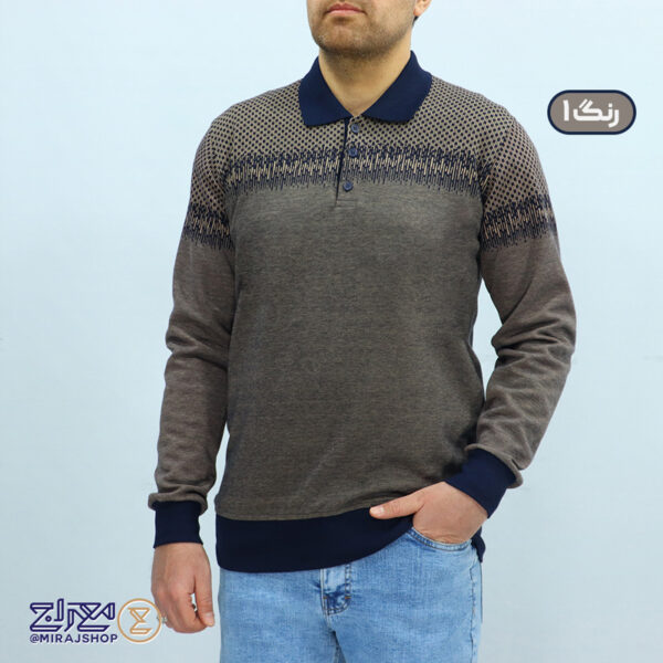 بلوز مردانه پنبه ژاکارد سهند