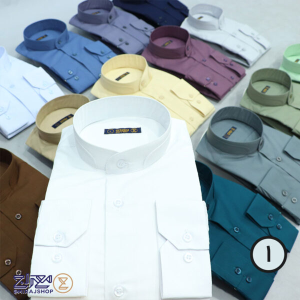 پیراهن مردانه تترون سعادت یقه دیپلمات