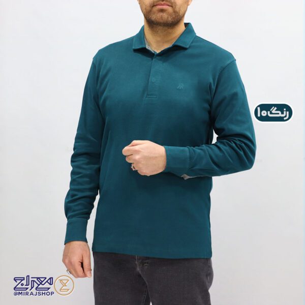 بلوز مردانه پنبه ای یقه دار مچ پیراهنی