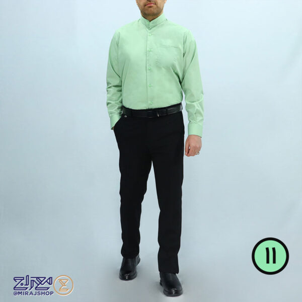 پیراهن مردانه تترون سعادت یقه دیپلمات