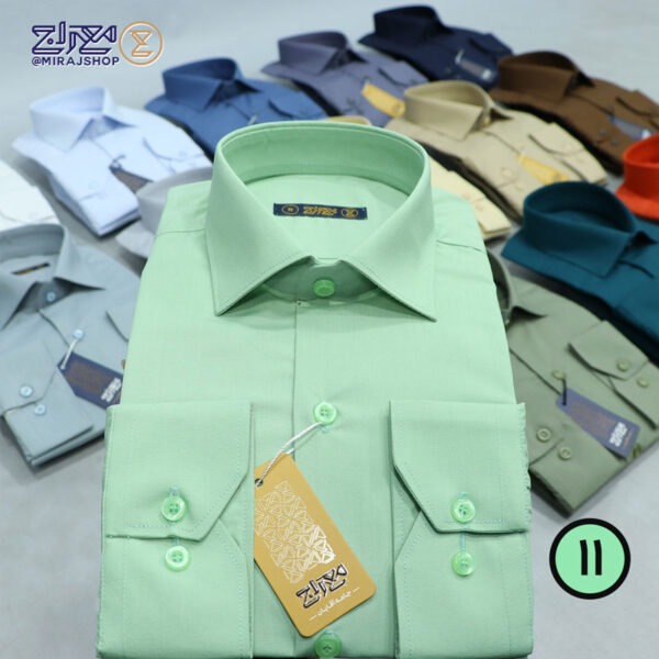 پیراهن مردانه تترون سعادت یقه دار