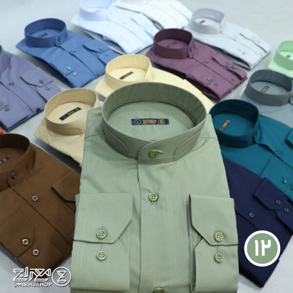 پیراهن مردانه تترون سعادت یقه دیپلمات