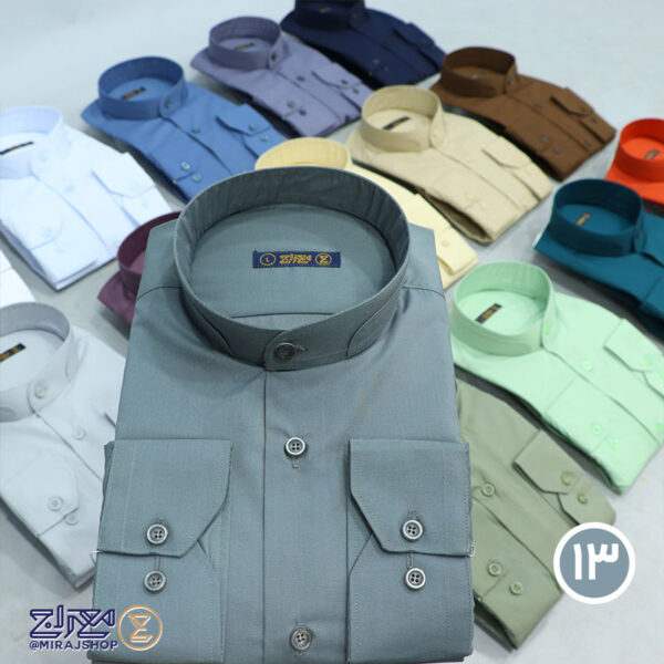پیراهن مردانه تترون سعادت یقه دیپلمات