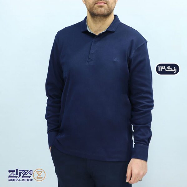 بلوز مردانه پنبه ای یقه دار مچ پیراهنی