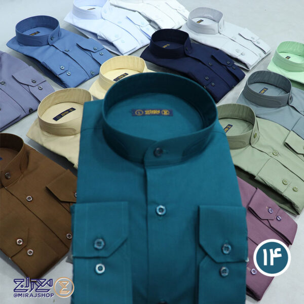 پیراهن مردانه تترون سعادت یقه دیپلمات