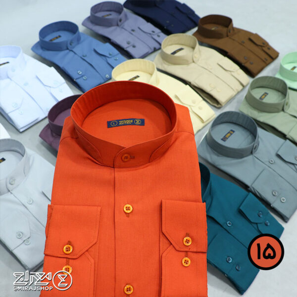 پیراهن مردانه تترون سعادت یقه دیپلمات