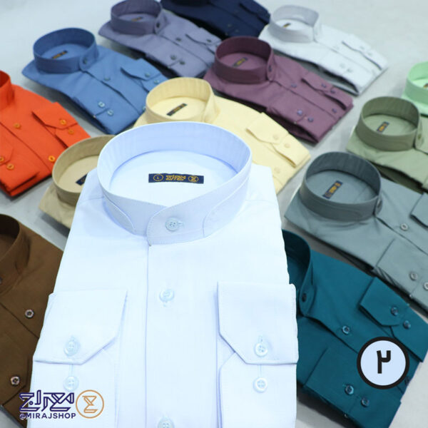 پیراهن مردانه تترون سعادت یقه دیپلمات