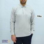 بلوز مردانه پنبه ای یقه دار مچ پیراهنی