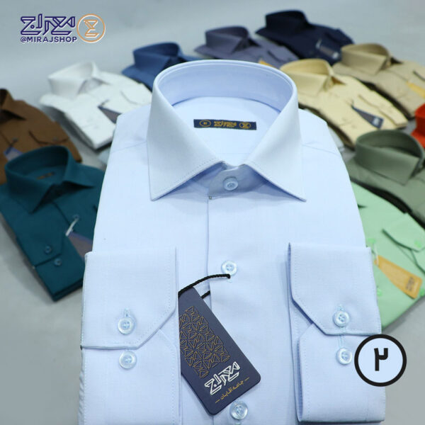 پیراهن مردانه تترون سعادت یقه دار