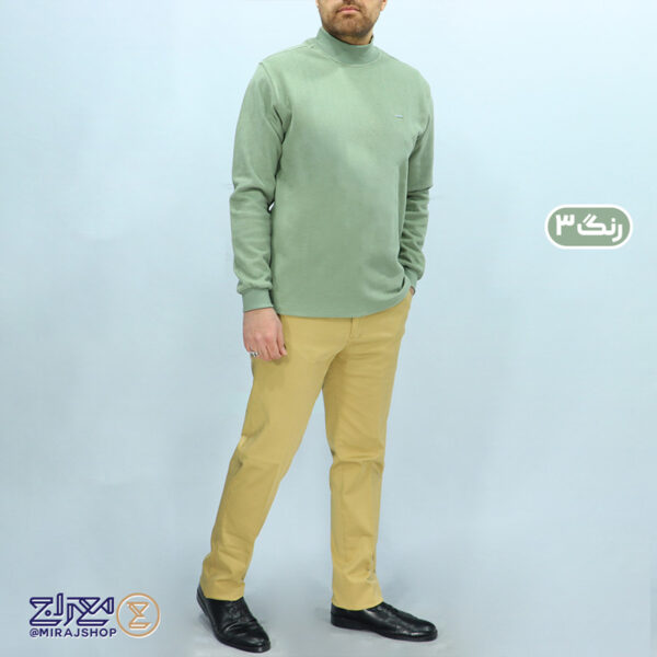 بلوز مردانه پنبه سلانیک یقه 5 سانت