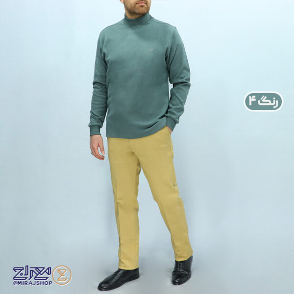 بلوز مردانه پنبه سلانیک یقه 5 سانت