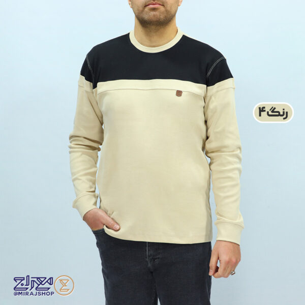 بلوز مردانه پنبه فانریپ تکه دوزی شده