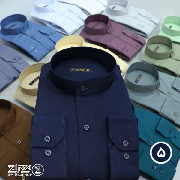 پیراهن مردانه تترون سعادت یقه دیپلمات