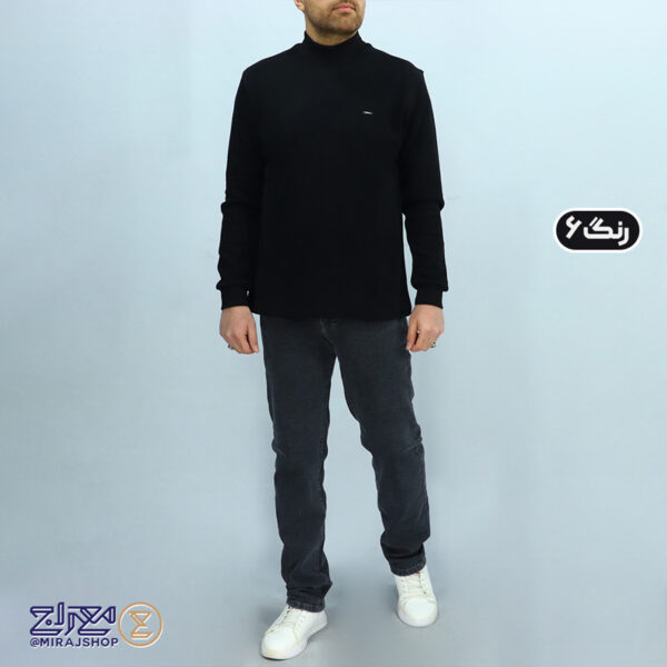 بلوز مردانه پنبه سلانیک یقه 5 سانت - Image 15