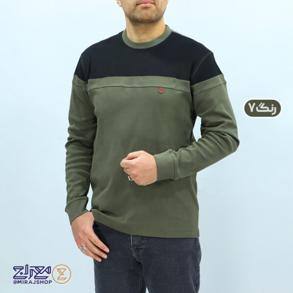 بلوز مردانه پنبه فانریپ تکه دوزی شده