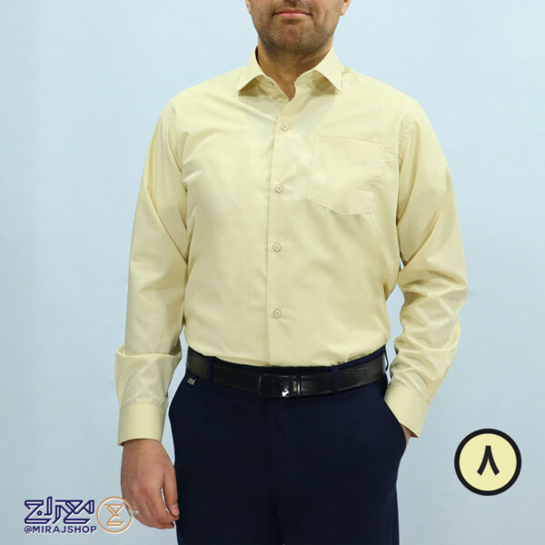 پیراهن مردانه تترون سعادت یقه دار