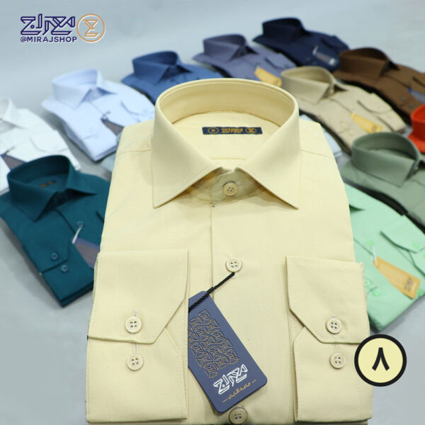 پیراهن مردانه تترون سعادت یقه دار