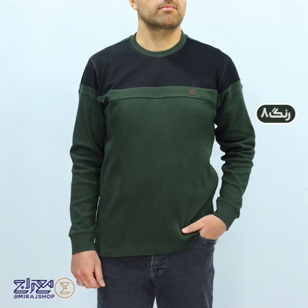 بلوز مردانه پنبه فانریپ تکه دوزی شده