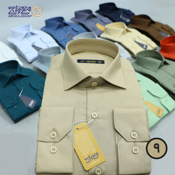 پیراهن مردانه تترون سعادت یقه دار