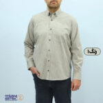 پیراهن مردانه پشمی ترک خط دار