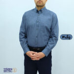 پیراهن مردانه پشمی ترک خط دار