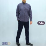 پیراهن مردانه پشمی ترک خط دار