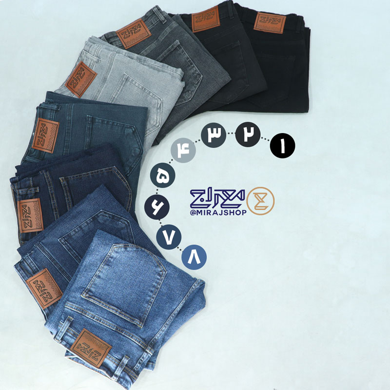 شلوار جین مردانه پنبه کشی