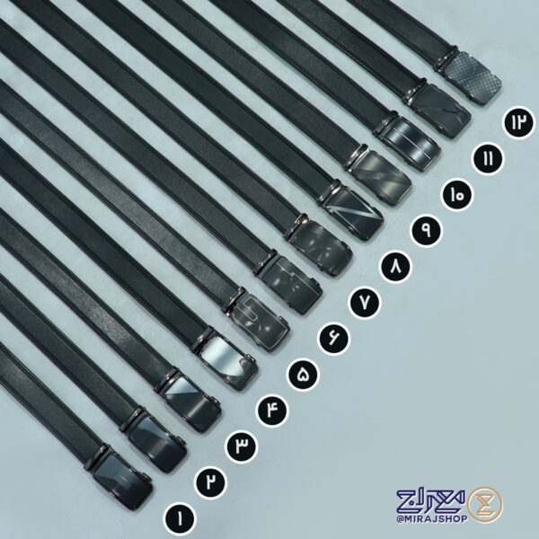 کمربند ریلی چرم طبیعی فرزاد