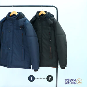 کاپشن مردانه برزنتی نیم خز