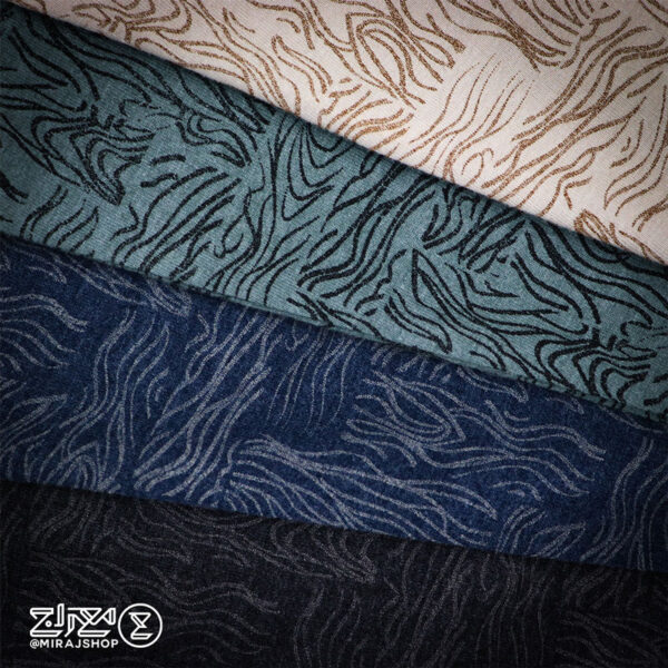 بلوز مردانه پنبه ماکان چاپی یقه دار