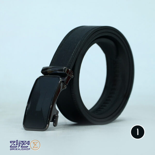 کمربند ریلی چرم طبیعی فرزاد