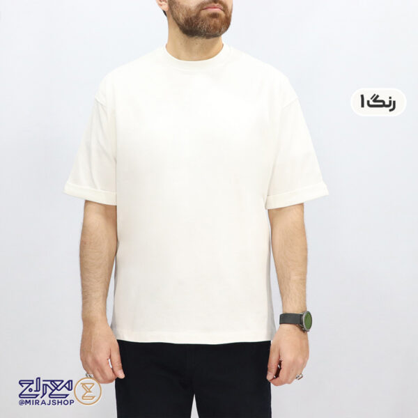 تیشرت باکسی مردانه پنبه ماکان