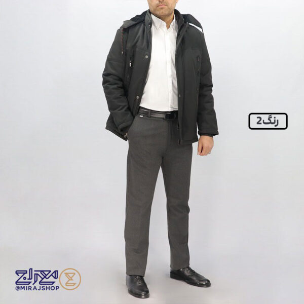 کاپشن مردانه برزنتی نیم خز