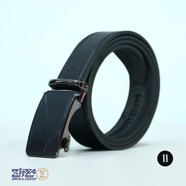 کمربند ریلی چرم طبیعی فرزاد