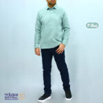 بلوز پنبه سلانیک یقه دار مچ پیراهنی سری دوم