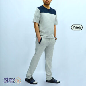 ست راحتی تریکو پنبه آستین کوتاه