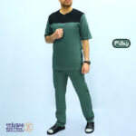 ست راحتی تریکو پنبه آستین کوتاه